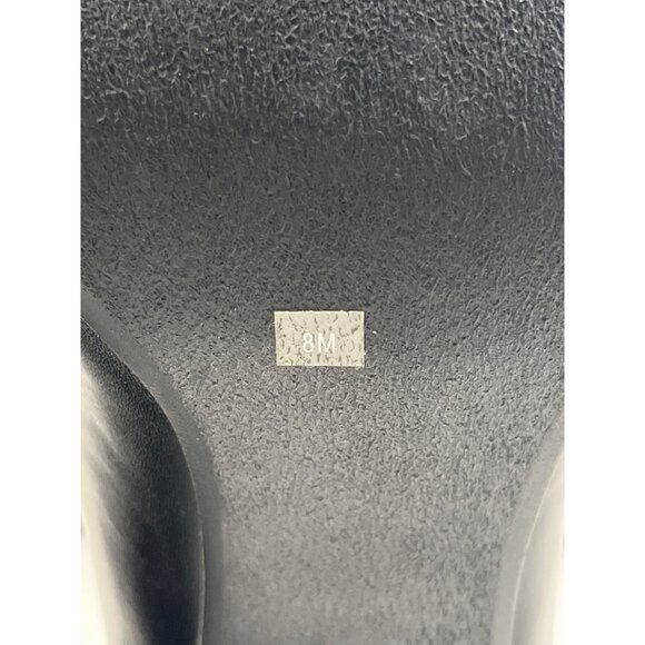 Franco Sarto Womens Black Nolan Tailored Heeled Loafers Sz 8 - Picture 8 of 12